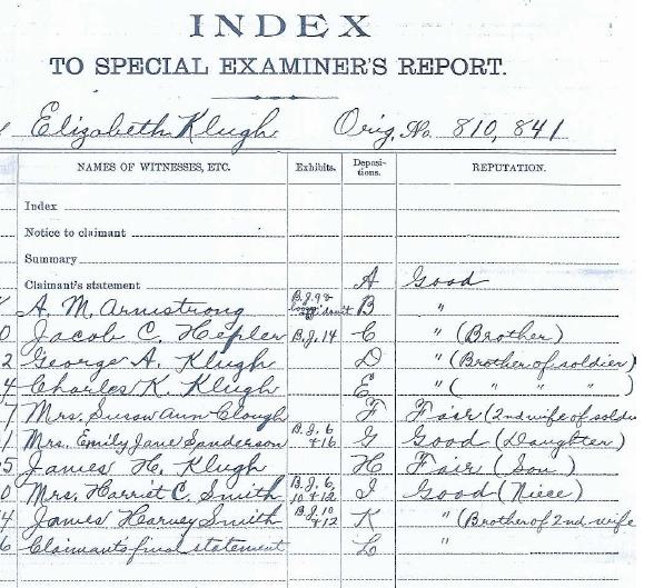 Examiner's Witnesses